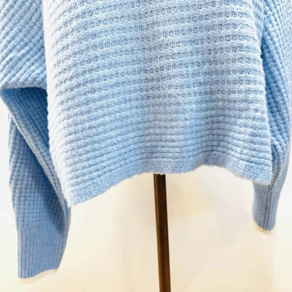 NWT SO GOODS FOR LIFE Juniors Long Sleeve Vneck Collar Pullover Blue Sweater XXL - Picture 7 of 12